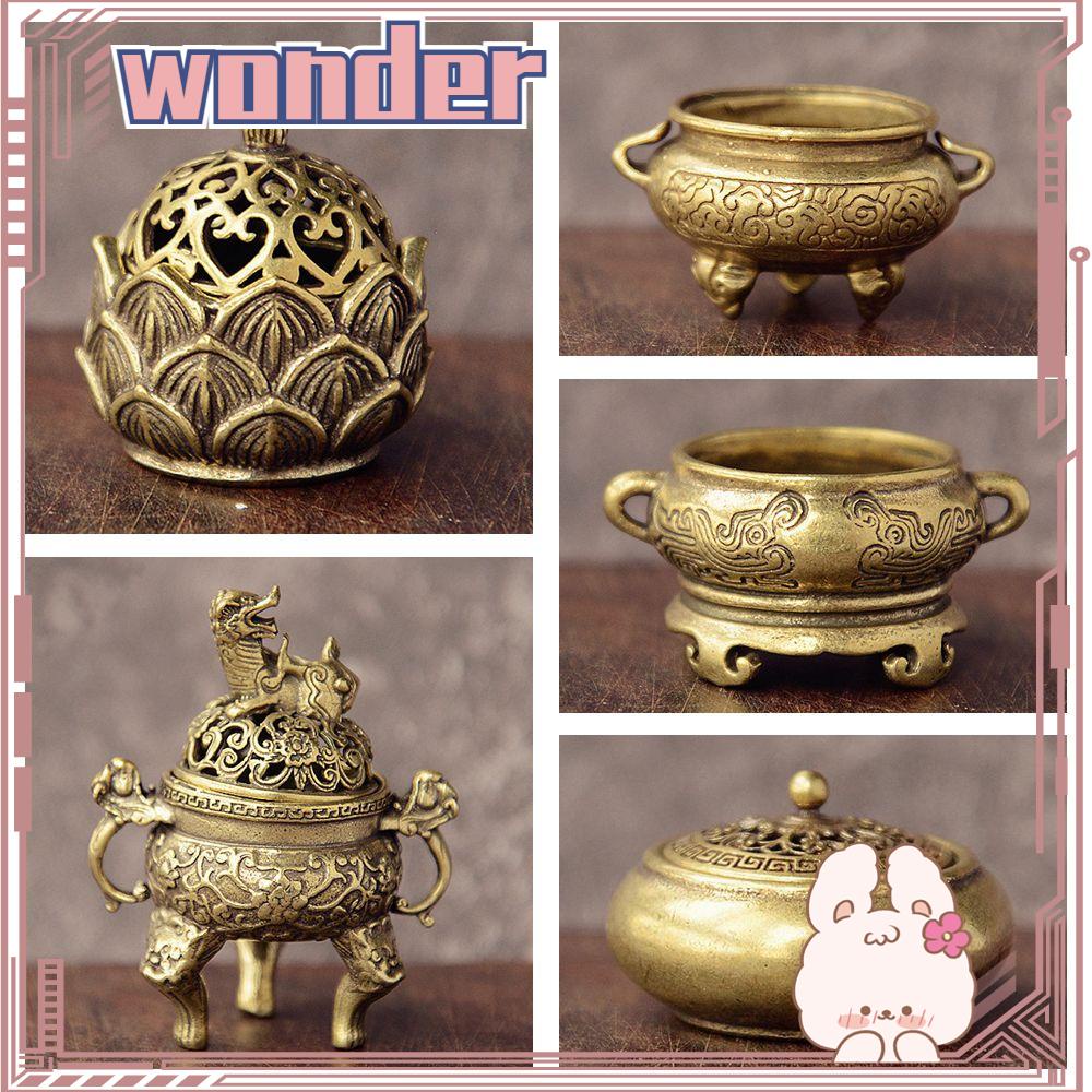 Wonder Incense Burner Craft Dekorasi Rumah Cense Stick Holder Hollow Lotus