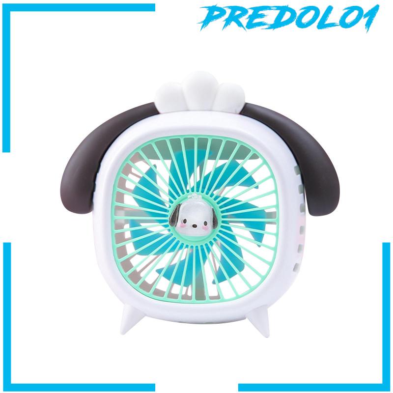 [Predolo1] Kipas Angin Desktop Kipas Genggam Mini Hening Untuk Kamar Tidur Memancing Outdoor Indoor