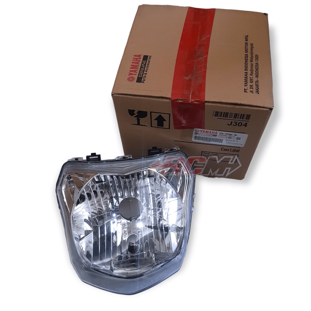 1PA-H430A-00 HEADLIGHT HEADLAMP HEAD LAMP LAMPU REFLECTOR REFLEKTOR LIGHTING ONLY VIXION NEW NVL 201