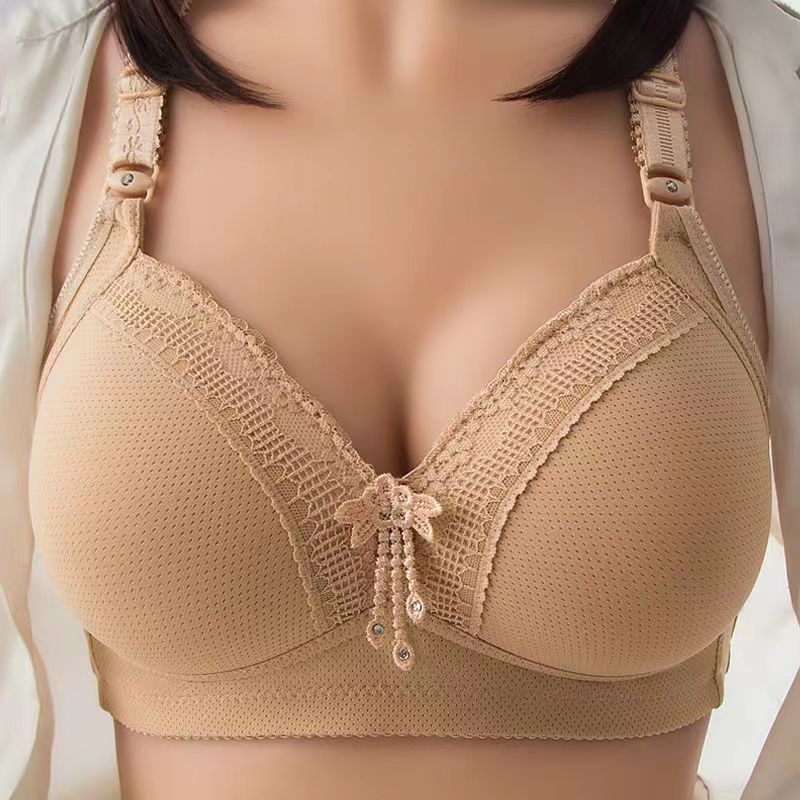 SEXYLADIES Bra Big Size Cup Besar import Bahan Lembut Tanpa Kawat