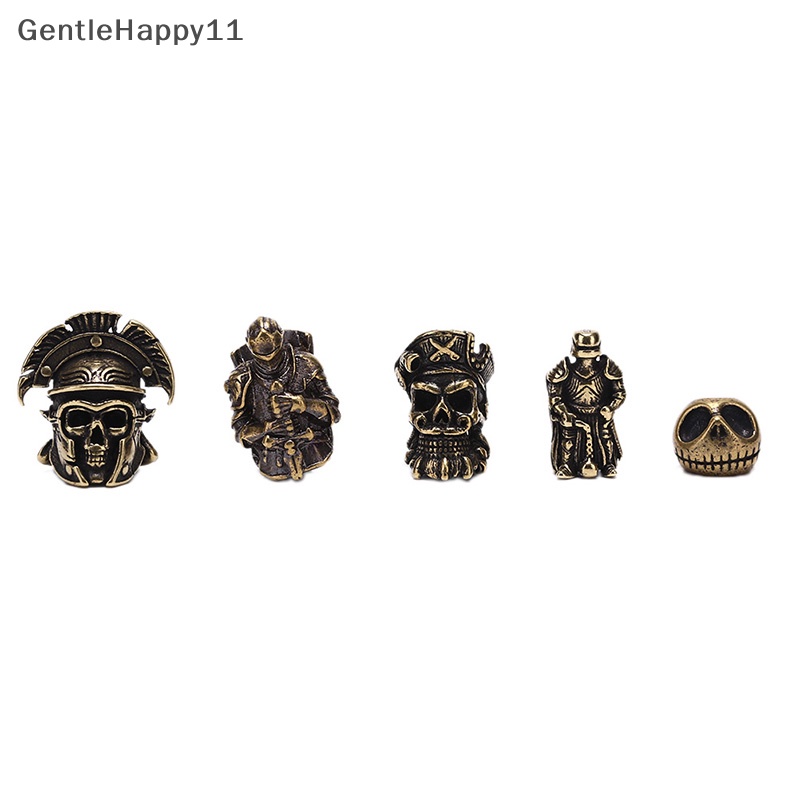 Gentlehappy 1pc Manik-Manik Kuningan Manik Tali Payung Outdoor Vintage Paracord Beads id