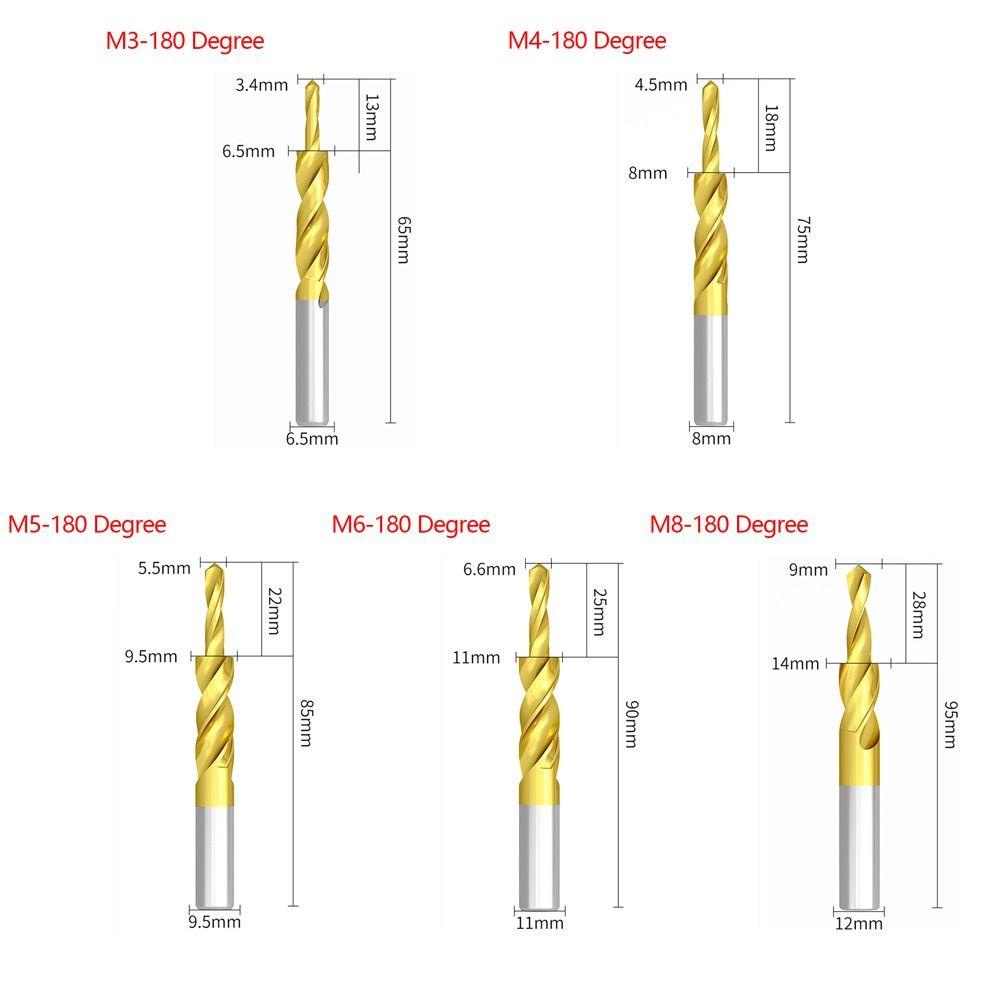 Populer Bor Deburring Bor Countersink Shank Lurus Dua Tahap Tahan Lama