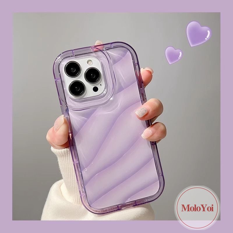 Casing Tahan Guncangan Warna Permen Bening Sederhana Mewah Kompatibel Untuk IPhone 7Plus 6 8 6S 7Plus 11 13 14 12 Pro MAX XR XS X MAX 8Plus SE 2020 Baru 3D Stereo Kreatif Korgasi Cover