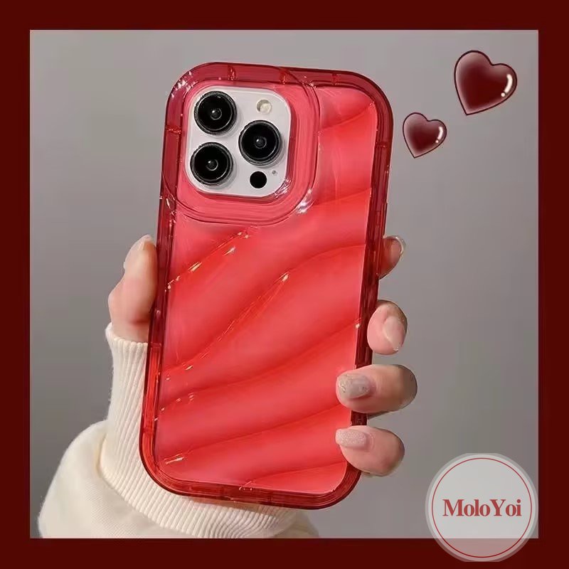 Casing Tahan Guncangan Warna Permen Bening Sederhana Mewah Kompatibel Untuk IPhone 7Plus 6 8 6S 7Plus 11 13 14 12 Pro MAX XR XS X MAX 8Plus SE 2020 Baru 3D Stereo Kreatif Korgasi Cover