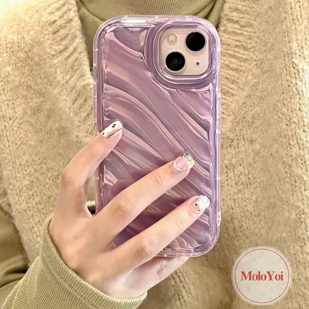 Casing Ponsel Kartu Laser Mewah Simple Mempesona Kompatibel Untuk IPhone 7Plus XR X XS Max11 12 13 14 Pro Max6 8 6S 7 Plus SE 2020 Kreatif 3D Stereo Pola Korgasi Soft Cover