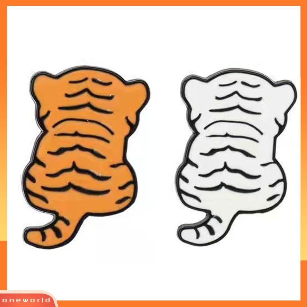 [ONE] Bros Pin Macan Belakang Tetes Minyak Pria Wanita Halus Tahan Lama Bros Baju Dekor