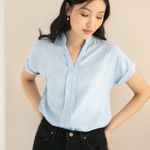 Ms Daisy Rhea Soft Cotton Blouse / Baju Atasan Kasual Wanita