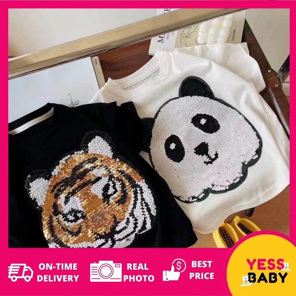 YESSBABY COD KNIGHT TIGER KAOS ANAK IMPORT BAHAN ADEM (UMUR 1-5 TAHUN ) lengan pendek pakaian santai import