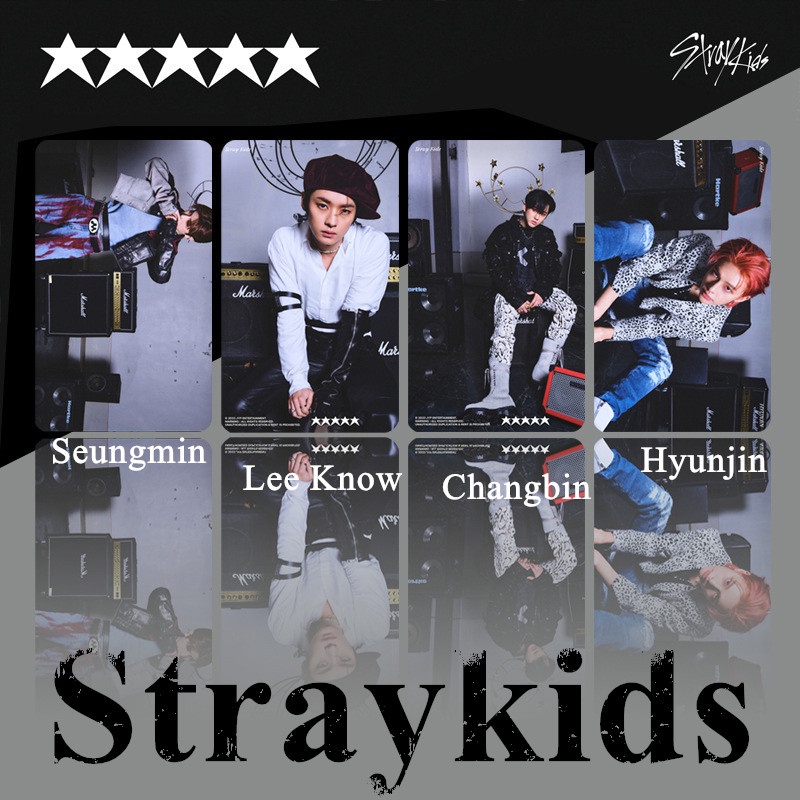 9pcs/set Album STRAY KIDS 5-STAR Photocards COMEBACK Kartu Lomo Straykids Kpop Postcards