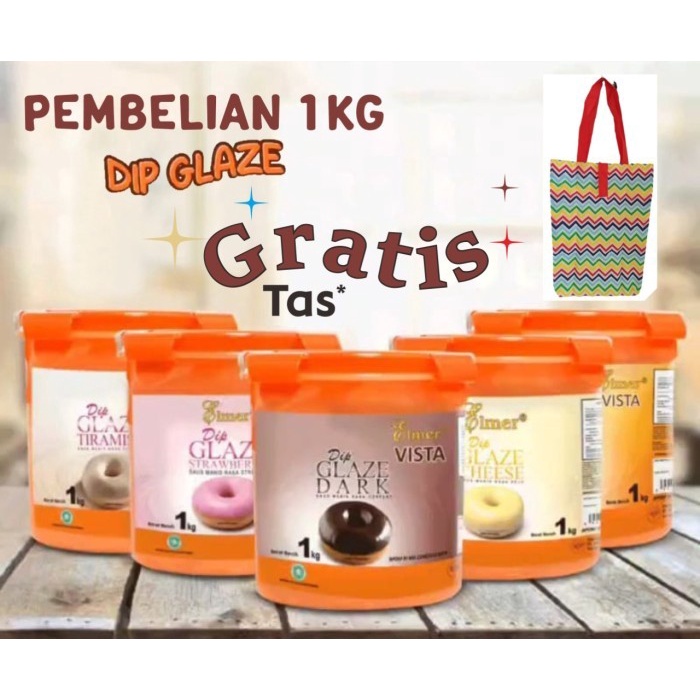 

Promo Terlaris ELMER COKLAT DIP GLAZE 1 KG - WHITE