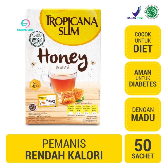 

Tropicana Slim Sweetener Honey (50 Sch) - Pengganti Gula