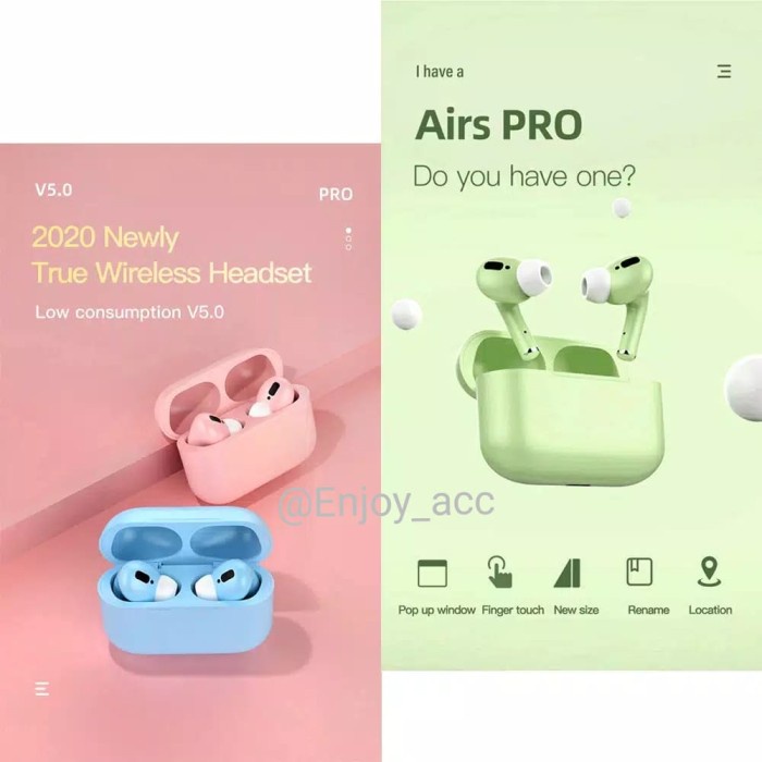 Hendset bloetooth pro WIRELESS 5.0 TWS Earphone Hedset Erphone Headphone Keren Hengset Hetsed F5O3 H