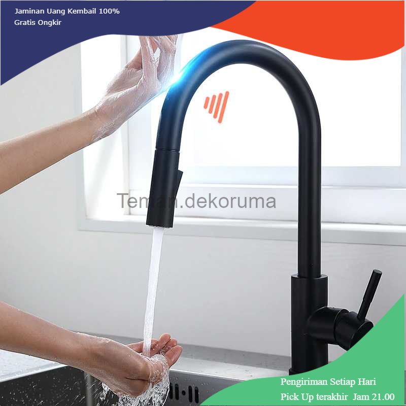 TD - DPR FACAZ Keran Wastafel Sensor Sentuh Pull Out Sink Faucet 360 Rotation - FAC36