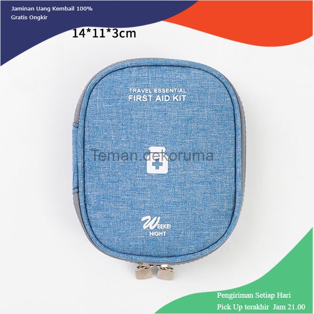 TD - DPR WEEKEI HIGHT Tas Obat P3K Travel First Aid Kit Bag Portable 14x11x3cm - TB-0623