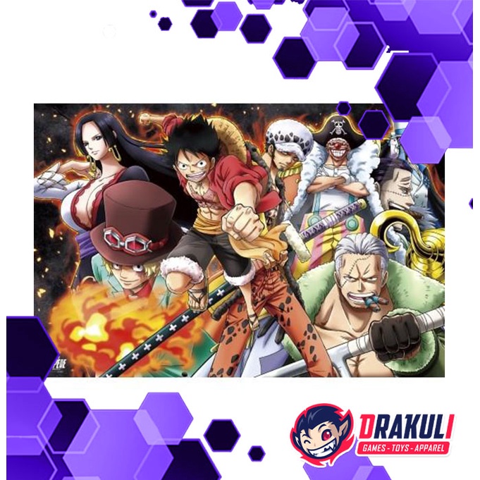 Jigsaw Puzzle Ensky One Piece the Movie Stampede Burning (1000 Pieces)