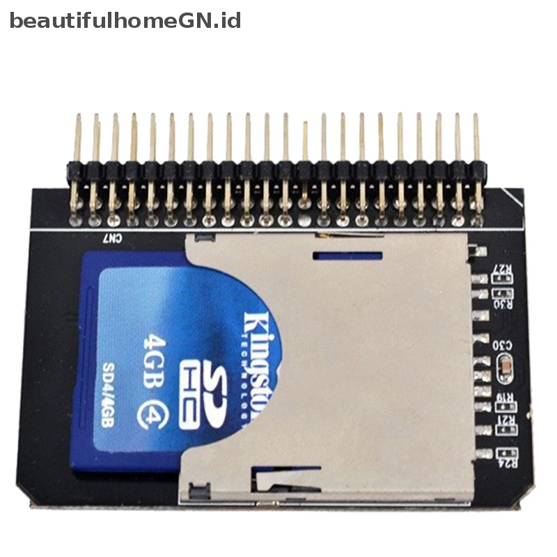 {Cantik} Adaptor SD to IDE 2.5&quot; 44pin SDHC/SDXC/MMC to IDE 2.5 inch 44pin Male Converter~