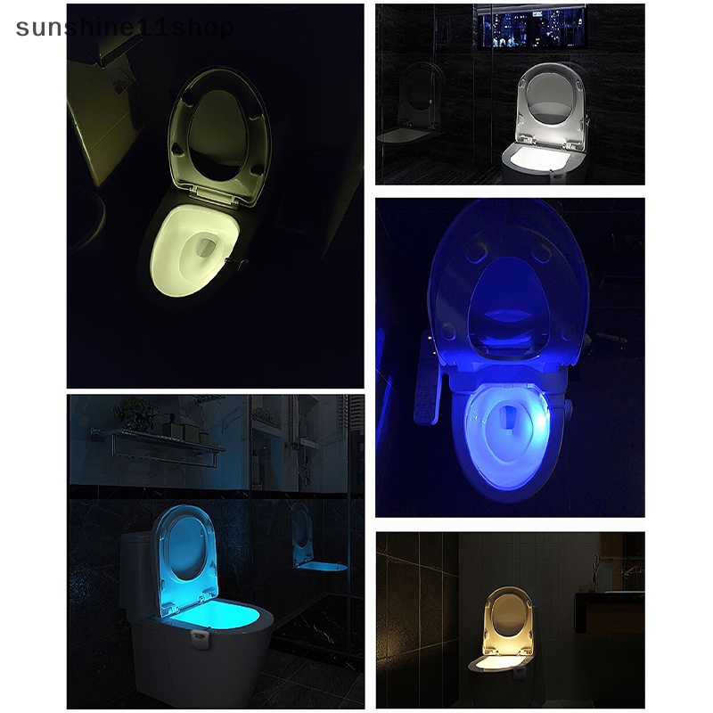 Sho Lampu Malam Toilet PIR Motion Sensor Lights LED Lampu Malam Kamar Mandi Lighg N
