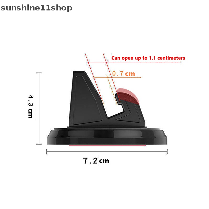 Sho Telepon Mobil Silikon Universal Untuk Fotografi Navigasi Handphone 360derajat Rotag Base Menghindari Goresan Permukaan Telepon N