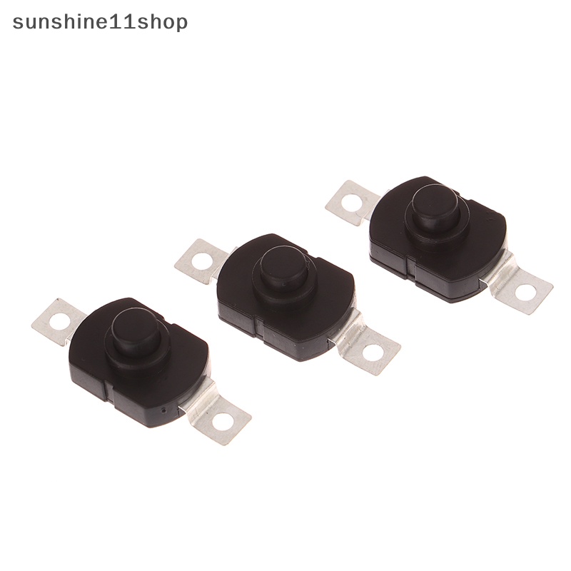 Sho 10pcs 1712-KD Latching Push Button Switch Senter Torch Kunci Mini ON-OFF N