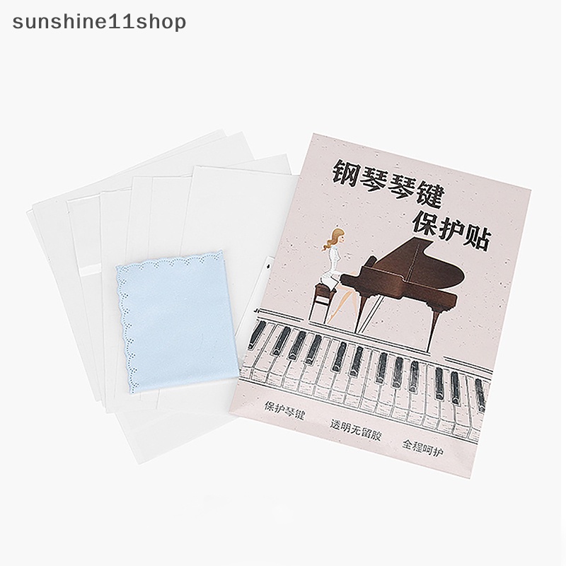 Sho Stiker Piano Untuk Kunci Stiker Keyboard Piano Transparan Anak Dewasa N