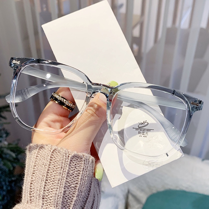 Tr90 Anti Blue Light Blocking Glasses Clear Kacamata Anti Radiasi Lensa Tergantikan Untuk Wanita/Pria
