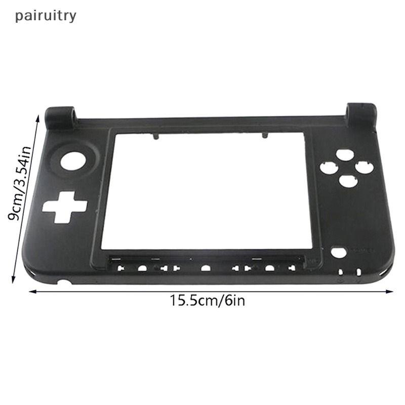 Prt 1PC Casing Housing Pengganti Shell Hitam Kualitas Tinggi Untuk 3DS XL LL 3DSXL 3DSLL Bingkai Tengah PRT