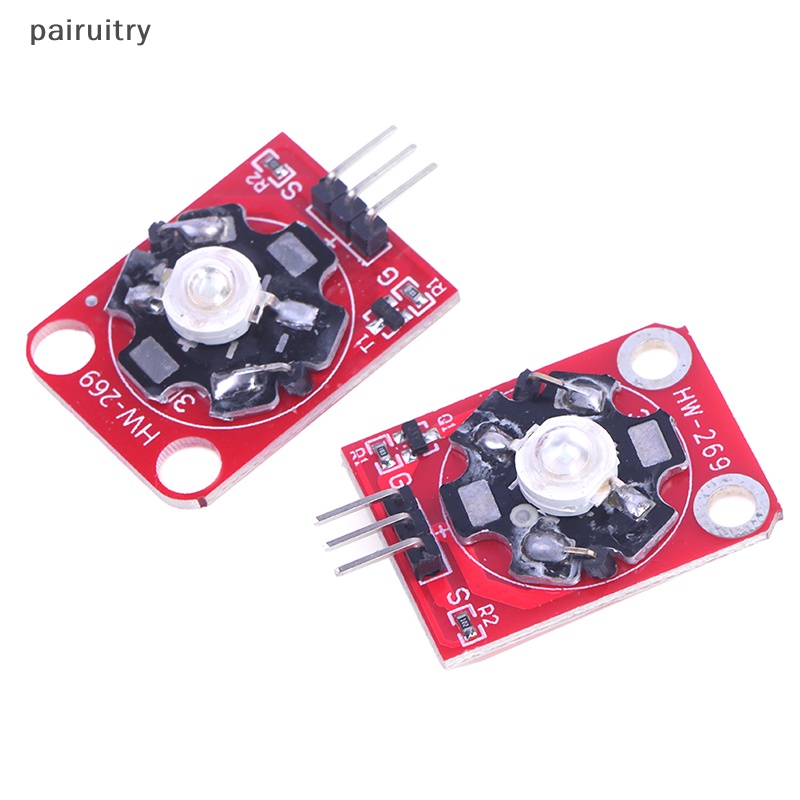 Modul LED High Power PRT 3W Dengan Sasis PCB Kompatibel Dengan Arduino STM32 AVR PRT