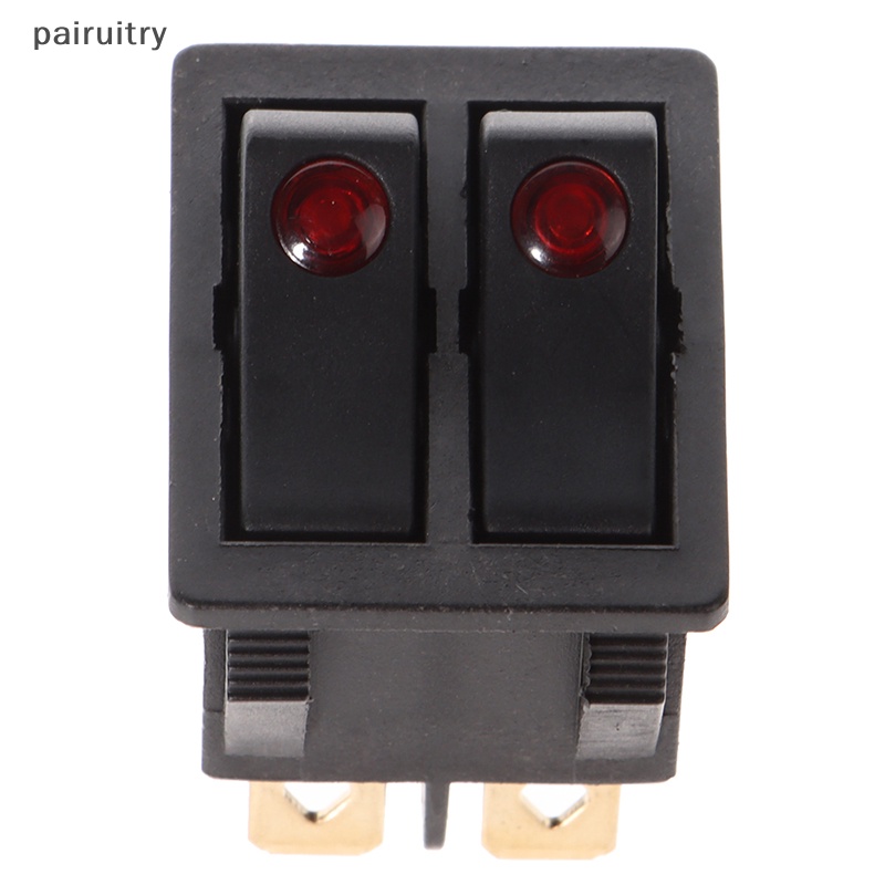 Prt KCD6 6PIN 16A 220V Saklar Lampu Ganda Rocker Switch ON-OFF KCD6 Tombol Lampu Boat Power Switch PRT