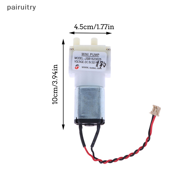 Prt 1pc030pompa Angin Diri Diafragma Kecil DC3-6V Pompa Vakum Mini Motor PRT