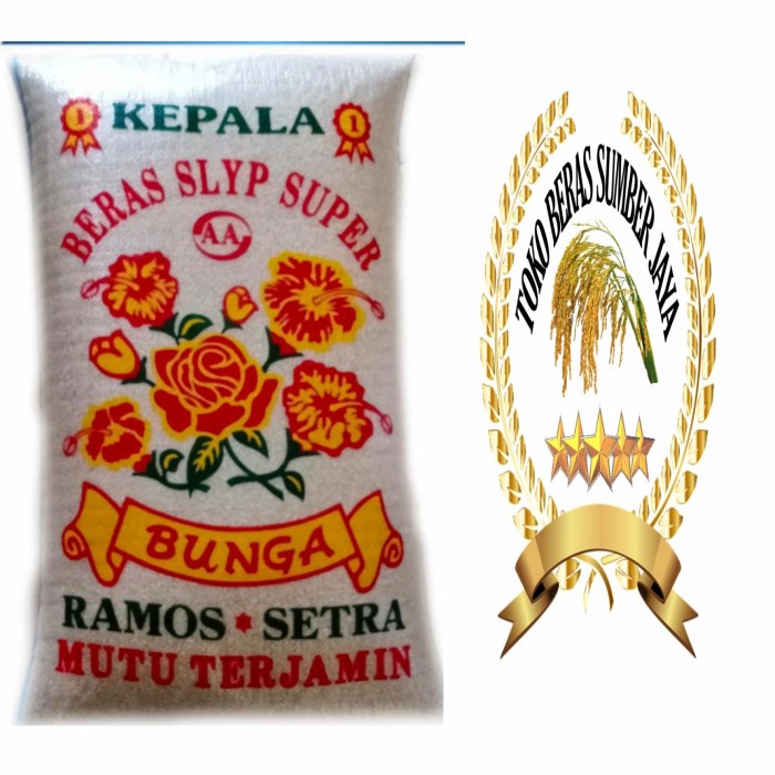 

Big Sale~ Terlaris BERAS SENTRA RAMOS CAP BUNGA 20KG 100% ORIGINAL
