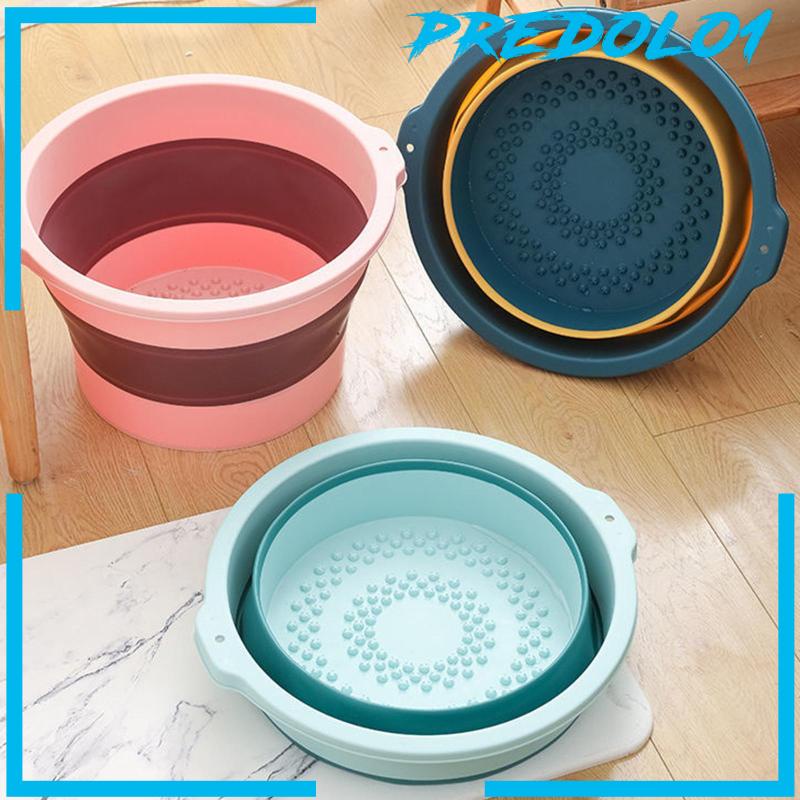 [Predolo1] Bak Cuci Mandi Kaki Lipat Massage Foot Bath Basin Untuk Cuci Kaki Rendam