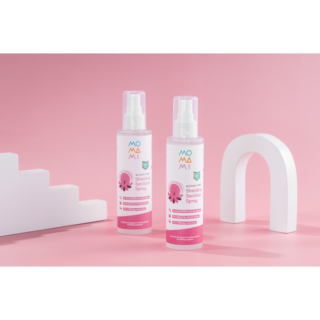 Momami Baby &amp; Kids Shielding Sanitizer Spray - Sanitizer Bayi &amp; Anak (100 mL)