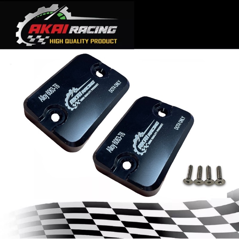 Akai Racing Store - Cover Tutup Minyak Rem Full Cnc Motor Pcx 150 Pcx 160 Adv 150 Adv 160 Vario 160 Abs Xmax R25 Best Quality