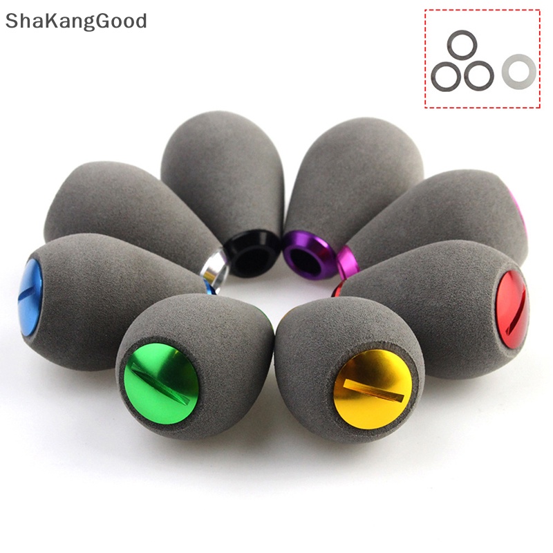 Skid 1pc Abu-Abu Bahan EVA Tombol Pegangan Gulungan Pancing Untuk Bearing 7*4*2.5mm Umpan casg Berputar Gulungan Pancing Parts SKK