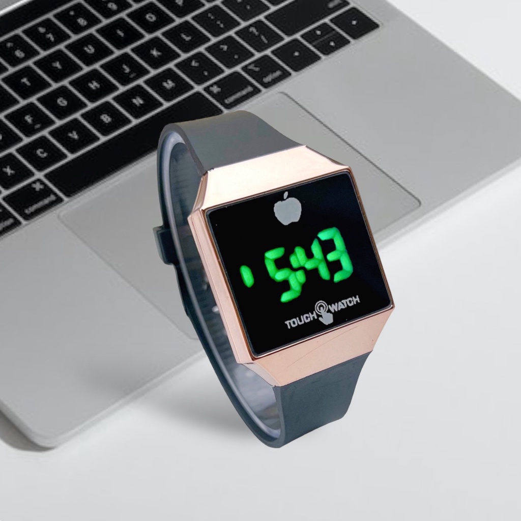 COD✅ Jam Tangan Digital Pria Wanita Rubber Watch LED Fashion Electronic Couple Harga Grosir   S1290