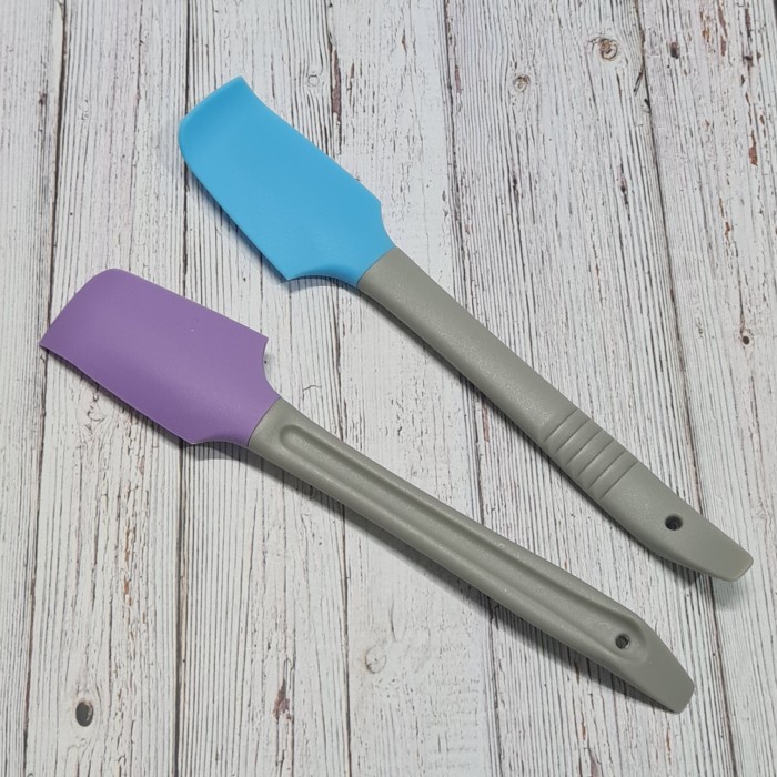 small silicone spatula scraper ujung lengkung/spatula scraper