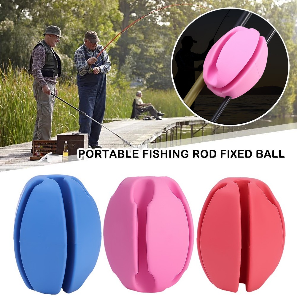 Reusable Rubber Protection Anti-Tabrakan Fishing Gear/Bola Batang Balok Luya Rod Multifungsi/Reusable Rubber Protection Anti-Tabrakan Alat Pancing/Simpan Penarik Retret Pancing