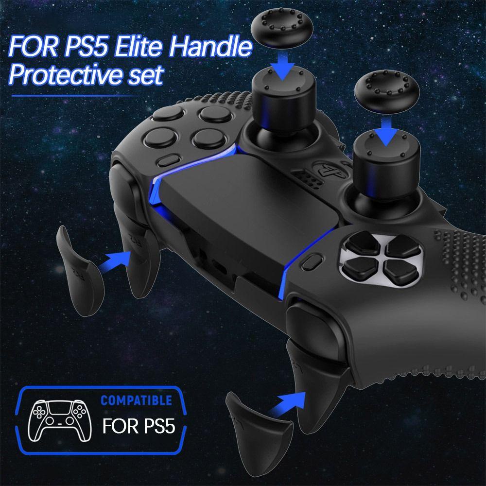 POPULAR Populer Casing Pelindung Shockproof Soft Aksesoris Silikon Handle Case Gamepad Untuk PS5