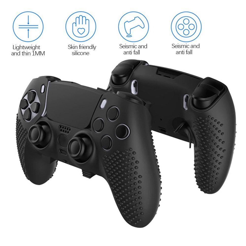 POPULAR Populer Casing Pelindung Shockproof Soft Aksesoris Silikon Handle Case Gamepad Untuk PS5