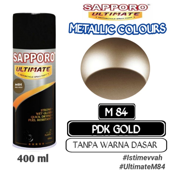 

M84 PDK GOLD SAPPORO ULTIMATE 400ml Cat Semprot Pylok Pilok Pylox