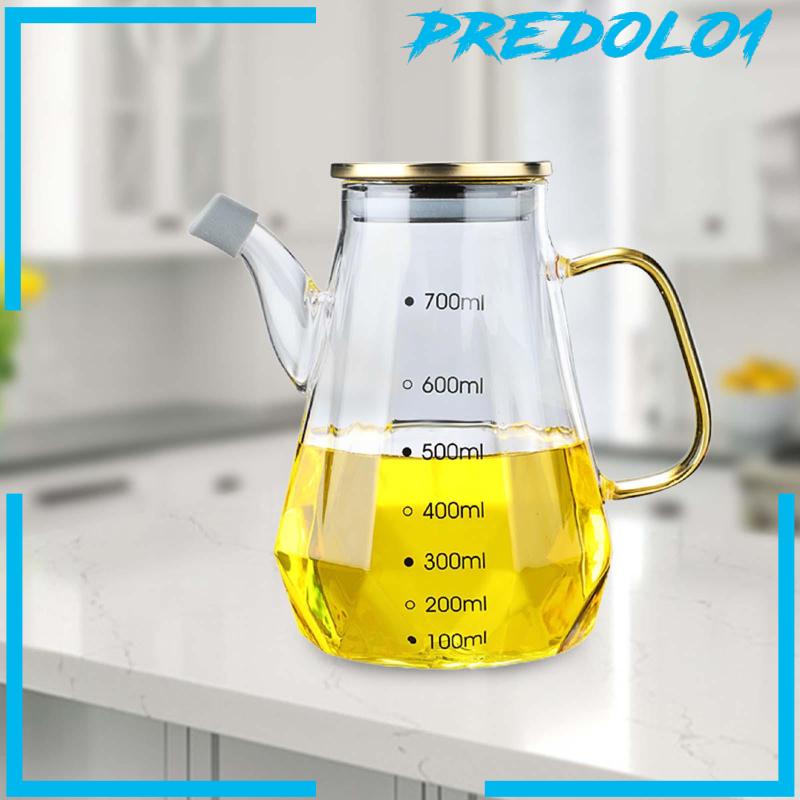 [Predolo1] Botol Minyak Goreng Besar Kaca Oil and Dispenser with Handle and Lid