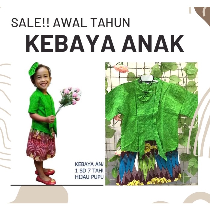 KEBAYA BAYI KEBAYA ANAK KEBAYA KUTUBARU - Ungu, S