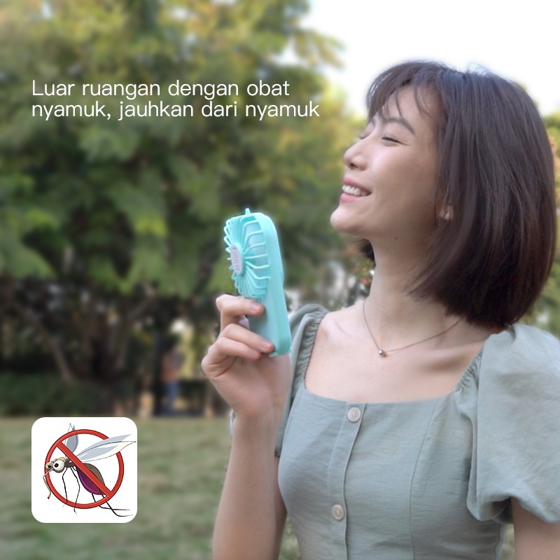 Omfu Kipas Angin Mini Kipas Aromaterapi Spray Kipas Angin Murah Portable Air Diffuser Aromatherapy 2in1