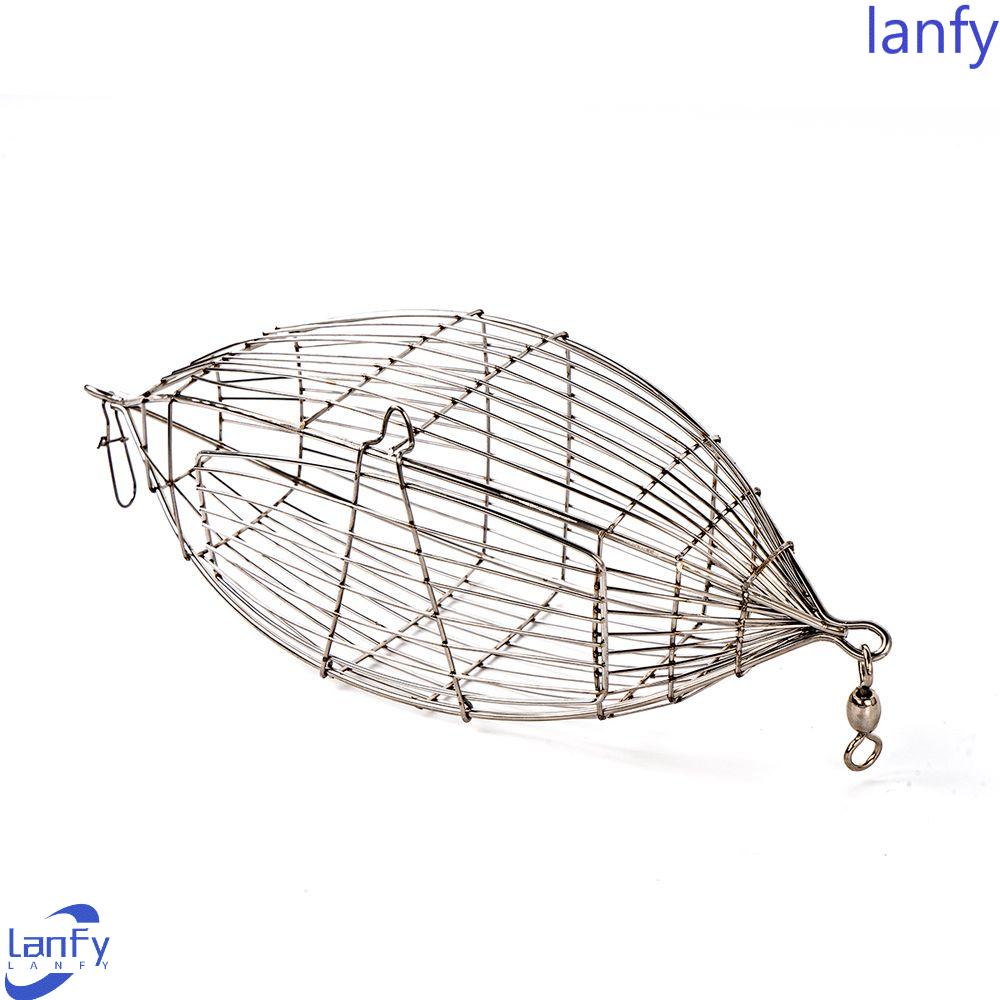 Lanfy Umpan Kandang 1pc Qutdoor Fishing Tackle Fishing Bait Basket Carp Feeder Aksesoris Pancing Keranjang Feeder