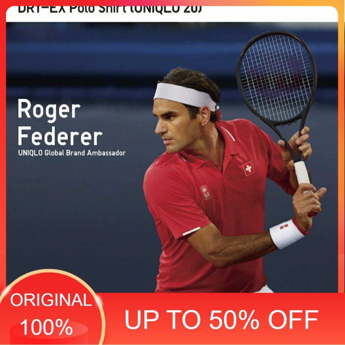 Uniqlo Roger Federer Tennis original sale Merah