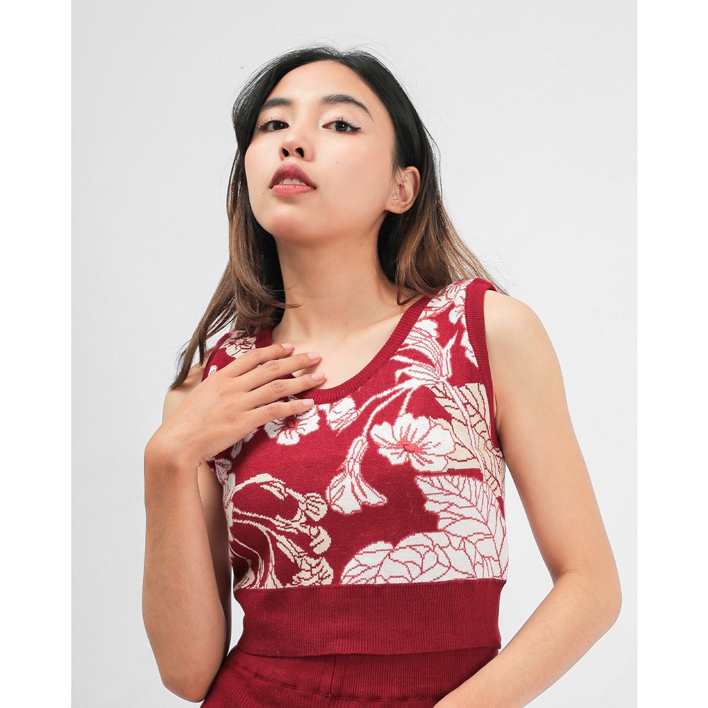 Blooming TankTop Red