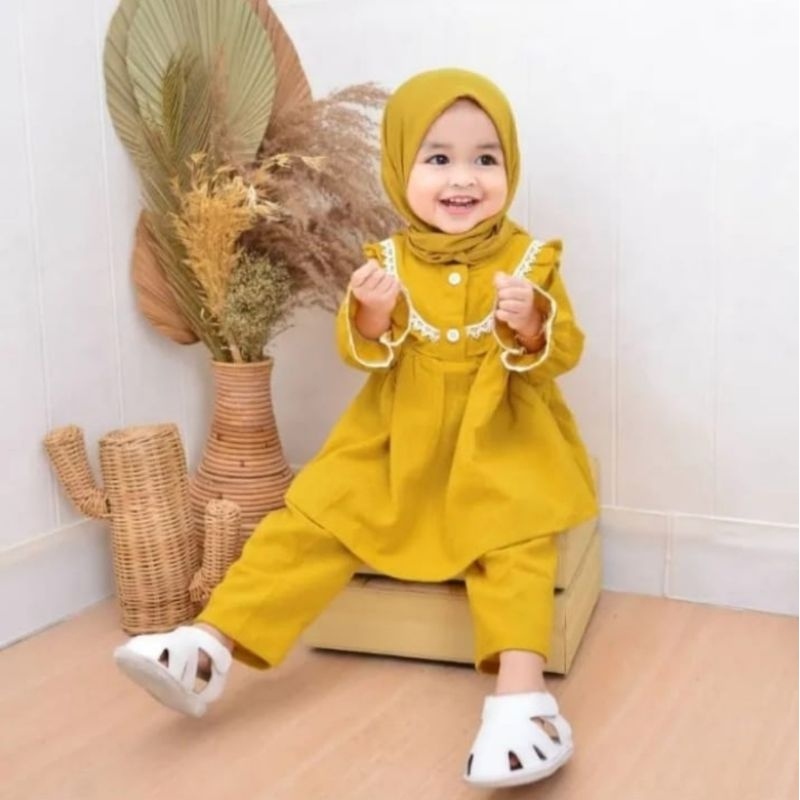 Setelan anak LARISA SET / Setelan Anak Perempuan