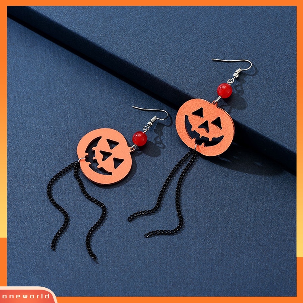 [WOD] 1pasang Anting Halloween Semua Pertandingan Indah Hias Spider Web Anting Fashion Untuk Pesta