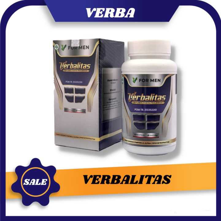 VERBALITAS - Suplemen Stamina Pria Dewasa Tahan Lama _ Kapsul kuat tahan lama _ Obat Kuat Pria Tahan