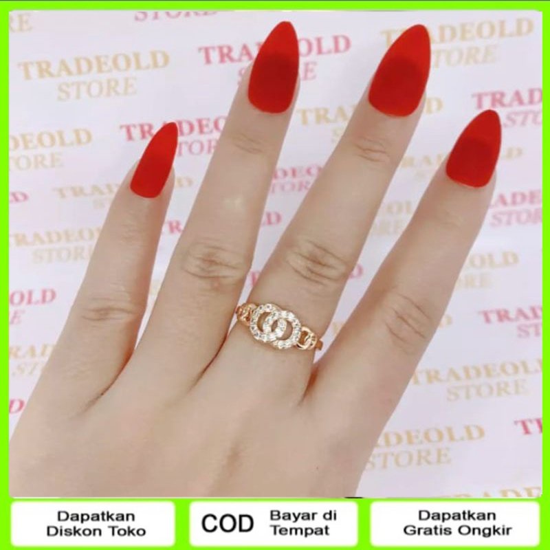 cincin Emas Mudah kadar 17,7 ada surat pembelian